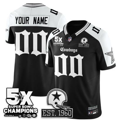 DAL 'Gothic 5-Time Champions Edition' Vapor Limited Jersey - Stitched