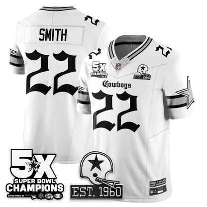 DAL 'Gothic 5-Time Champions Edition' Vapor Limited Jersey - Stitched
