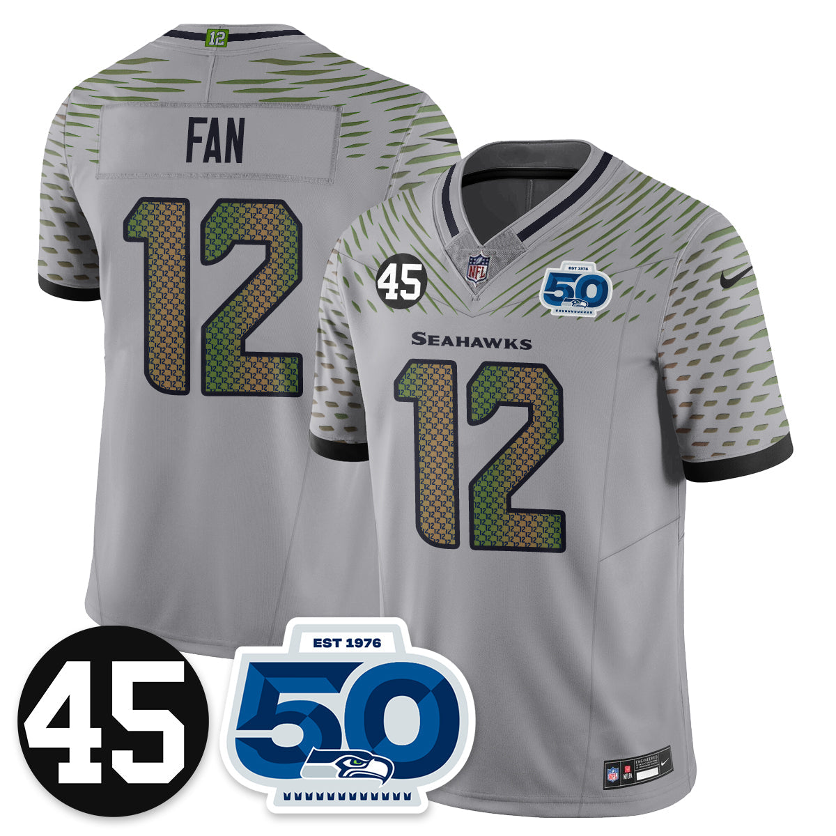 SEA Vapor Limited Jersey - Honor Kenny Easley - Stitched