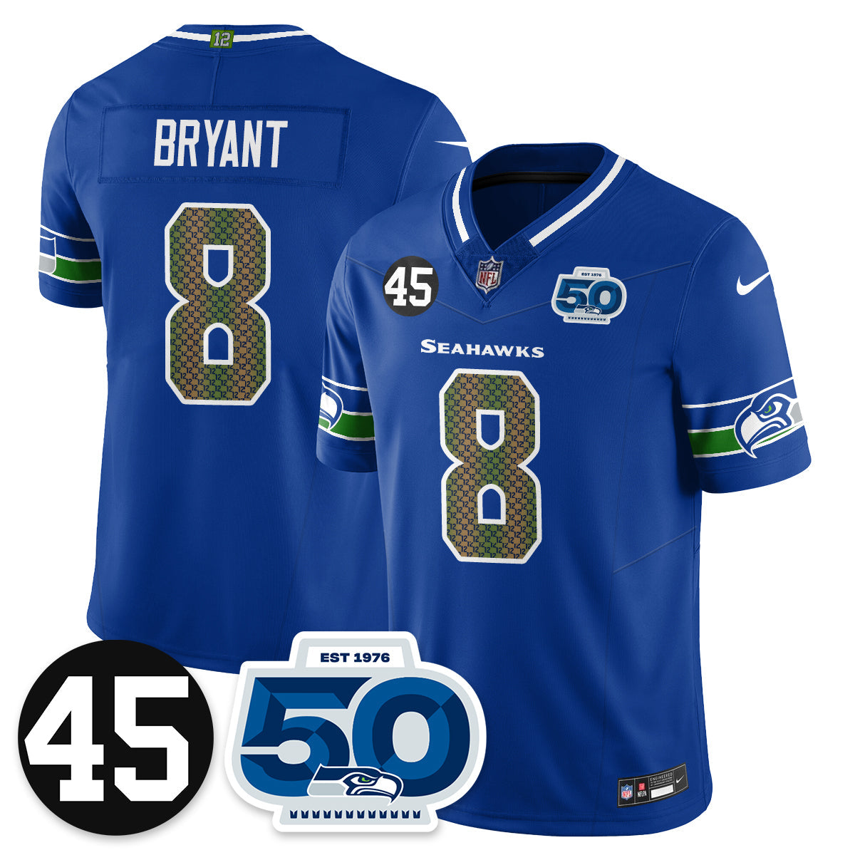 SEA Vapor Limited Jersey - Honor Kenny Easley - Stitched
