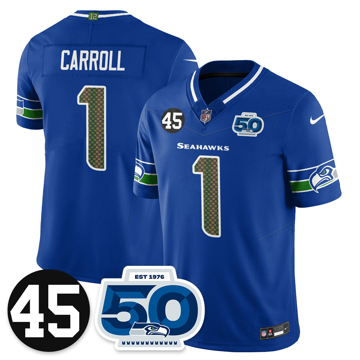 SEA Vapor Limited Jersey - Honor Kenny Easley - Stitched