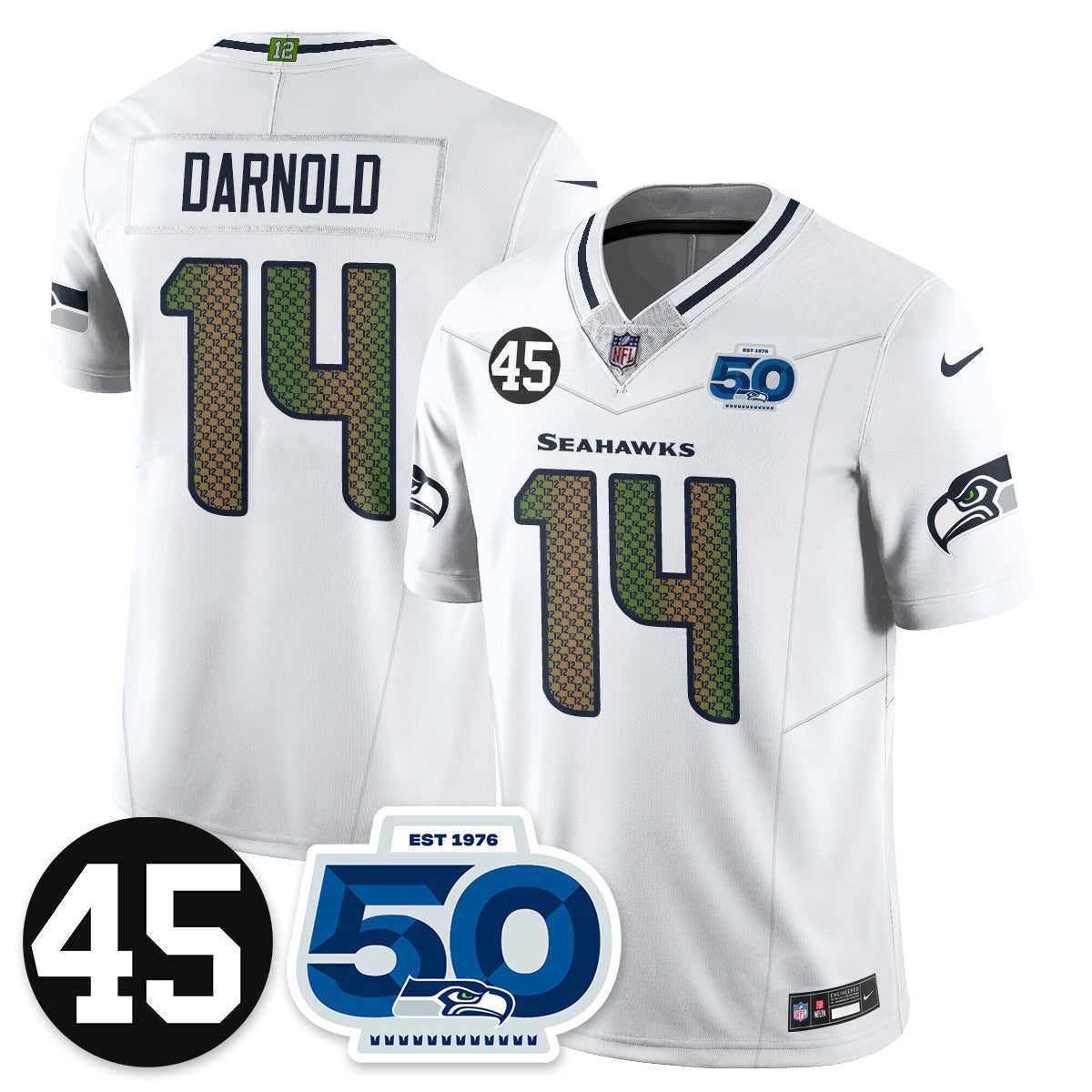 SEA Vapor Limited Jersey - Honor Kenny Easley - Stitched