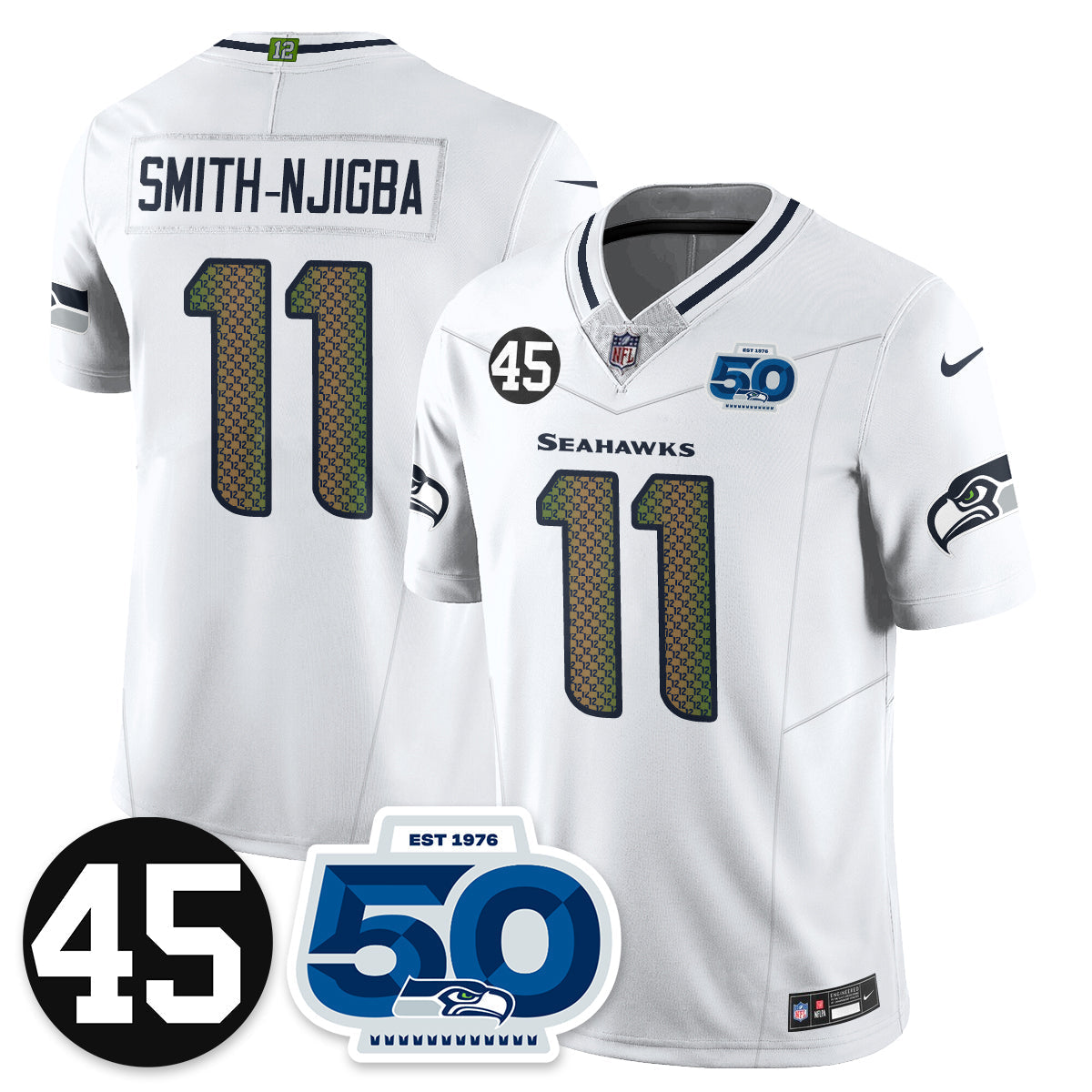 SEA Vapor Limited Jersey - Honor Kenny Easley - Stitched
