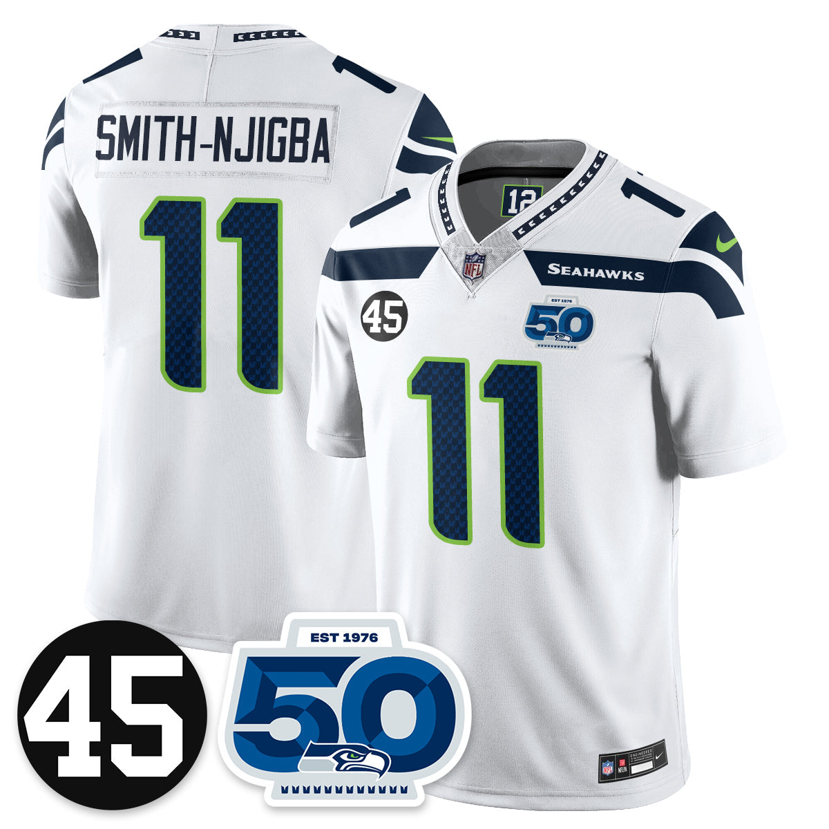 SEA Vapor Limited Jersey - Honor Kenny Easley - Stitched