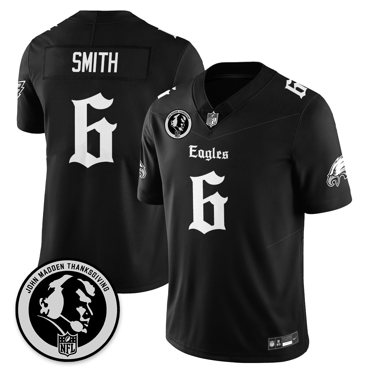 PHI Gothic Vapor Limited Jersey - John Madden Patch - Stitched