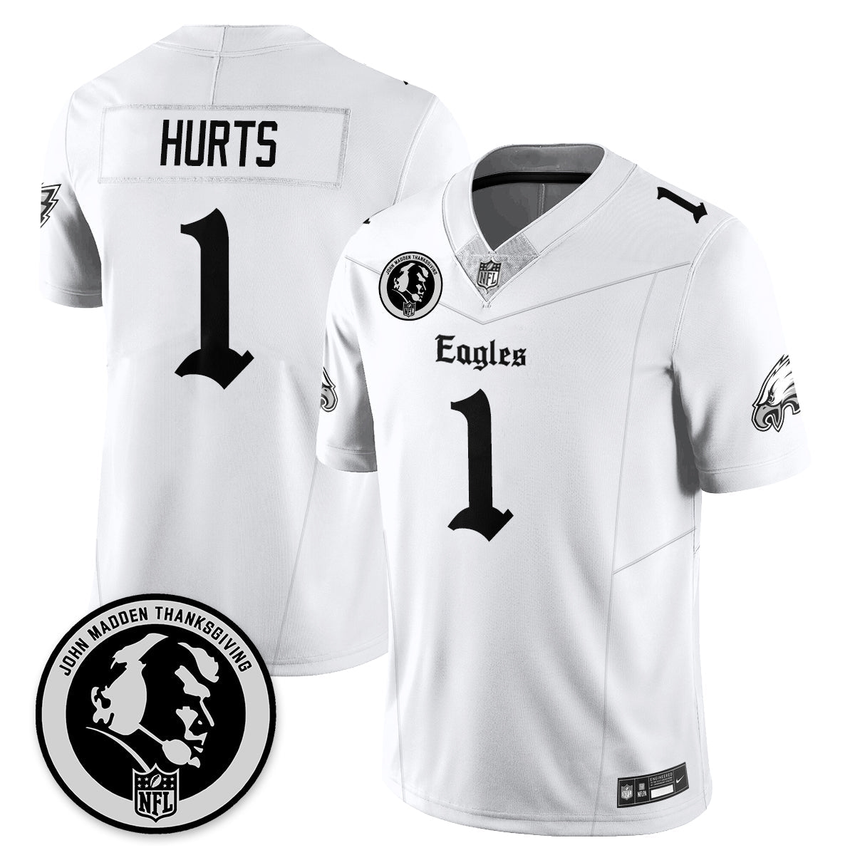 PHI Gothic Vapor Limited Jersey - John Madden Patch - Stitched