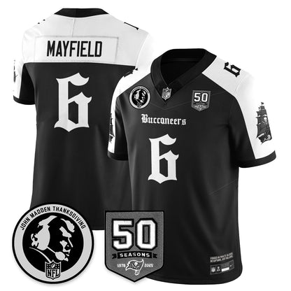 TB Gothic Vapor Limited Jersey - John Madden Patch - Stitched