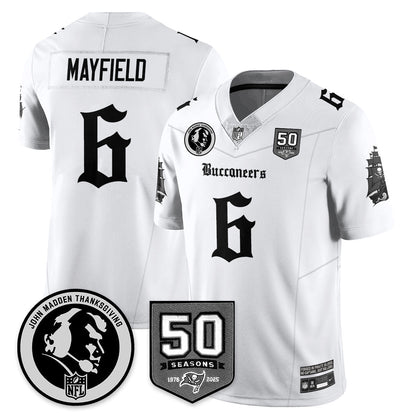 TB Gothic Vapor Limited Jersey - John Madden Patch - Stitched