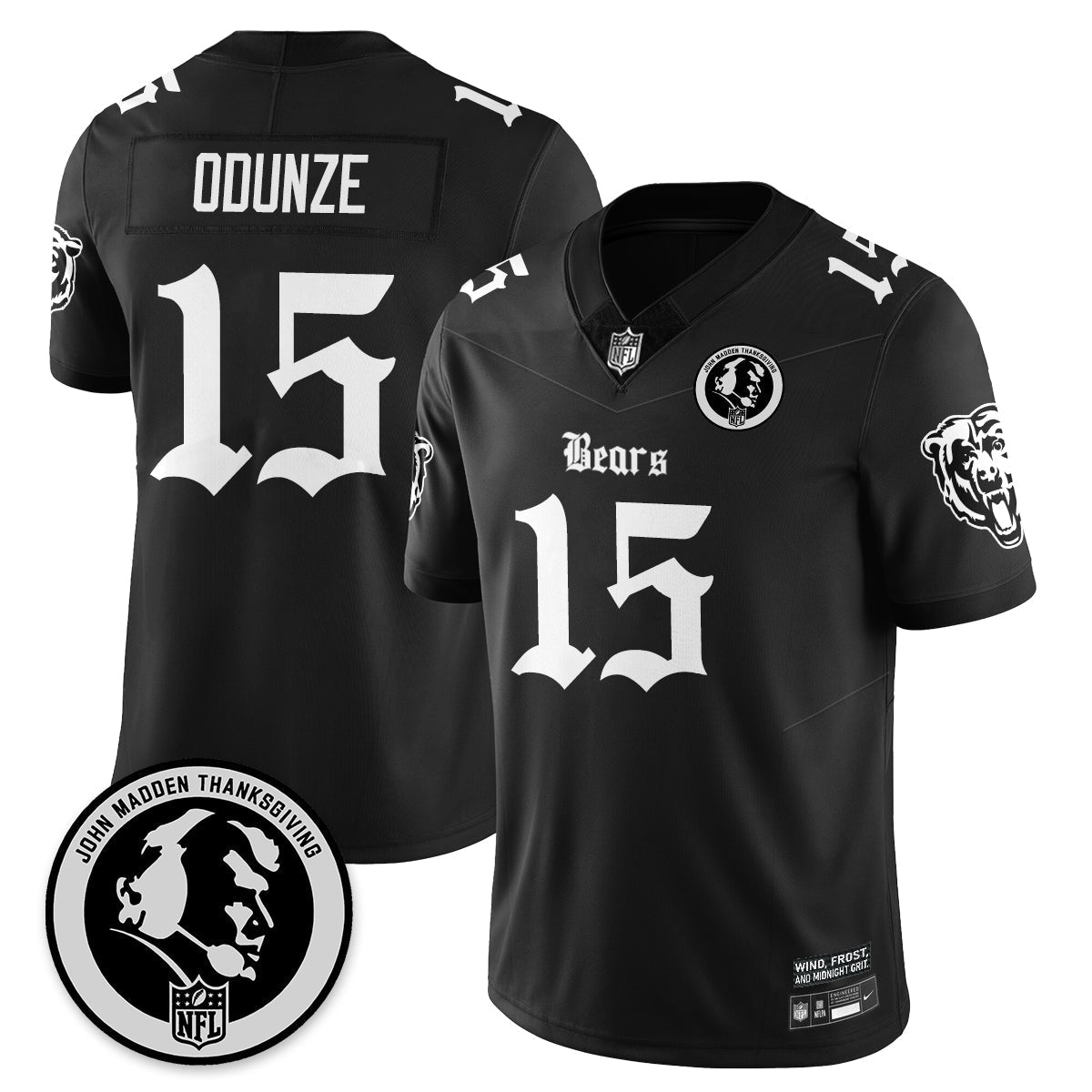 CHI Gothic Vapor Limited Jersey - John Madden Patch - Stitched