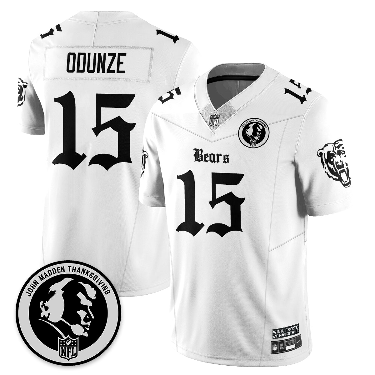 CHI Gothic Vapor Limited Jersey - John Madden Patch - Stitched