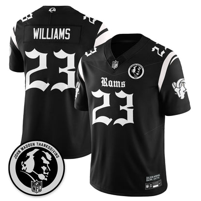 LAR Gothic Vapor Limited Jersey - John Madden Patch - Stitched