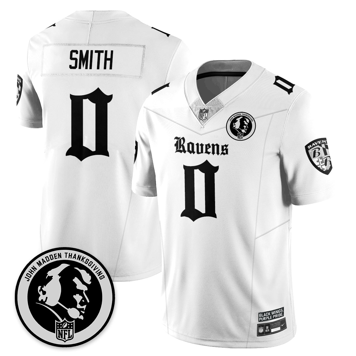 BAL Gothic Vapor Limited Jersey - John Madden Patch - Stitched