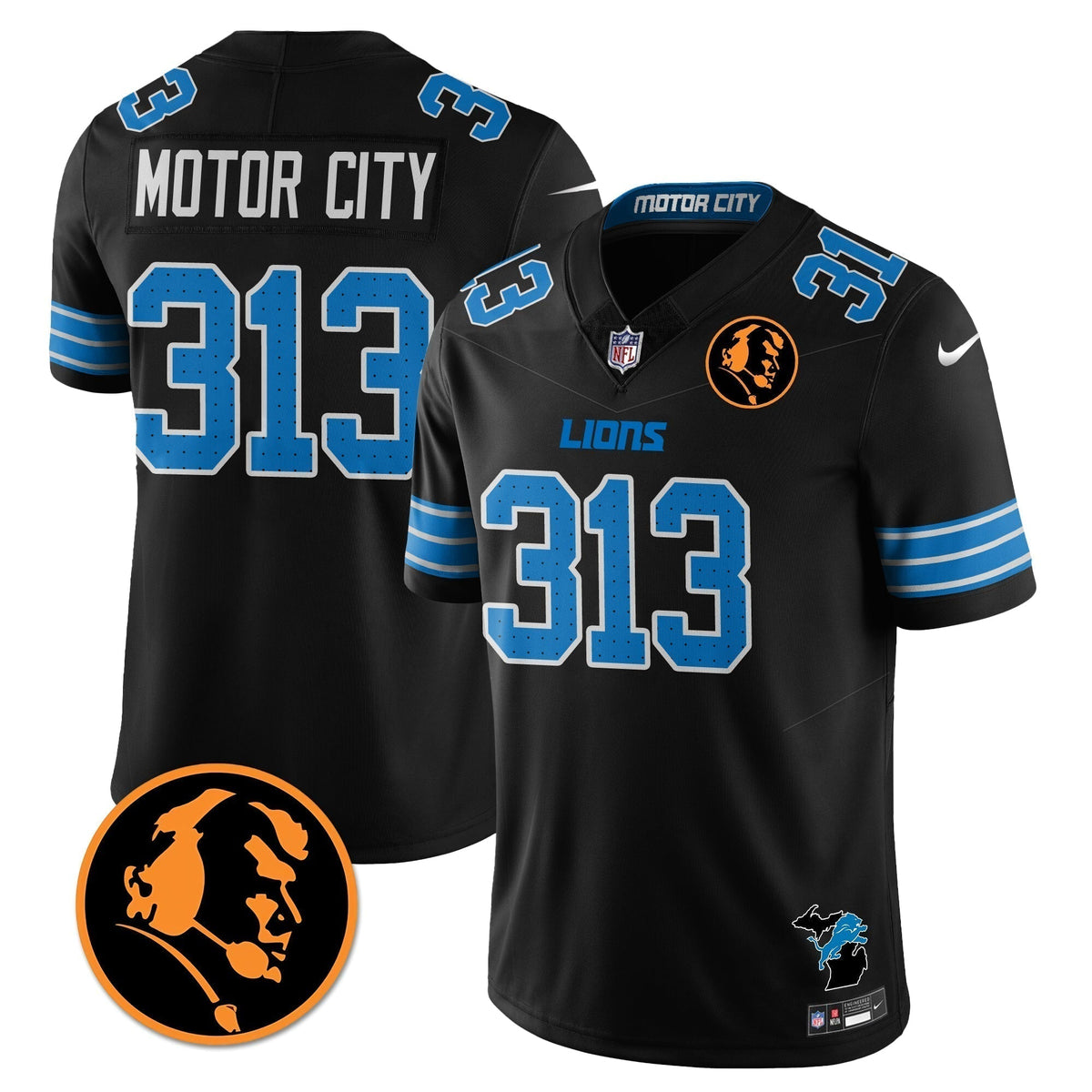 DET Vapor Limited Jersey - John Madden Patch - Stitched