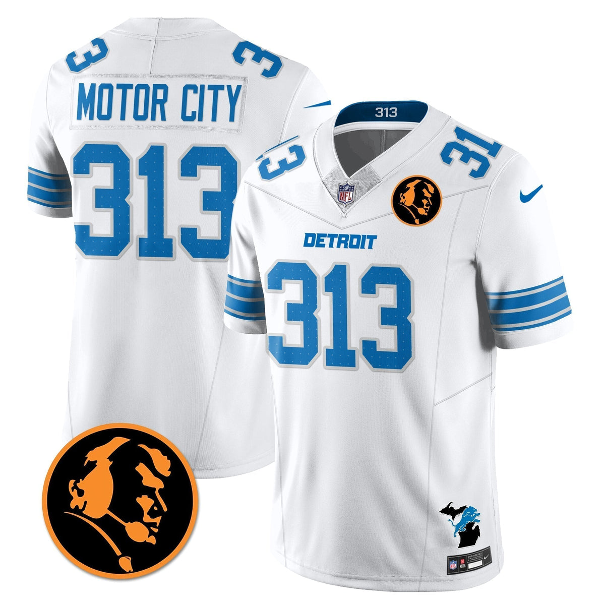 DET Vapor Limited Jersey - John Madden Patch - Stitched