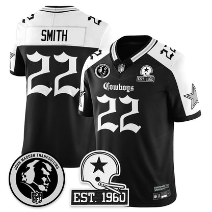 DAL Gothic Vapor Limited Jersey - John Madden Patch - Stitched