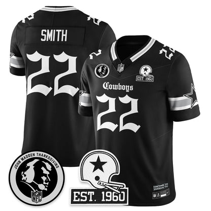 DAL Gothic Vapor Limited Jersey - John Madden Patch - Stitched