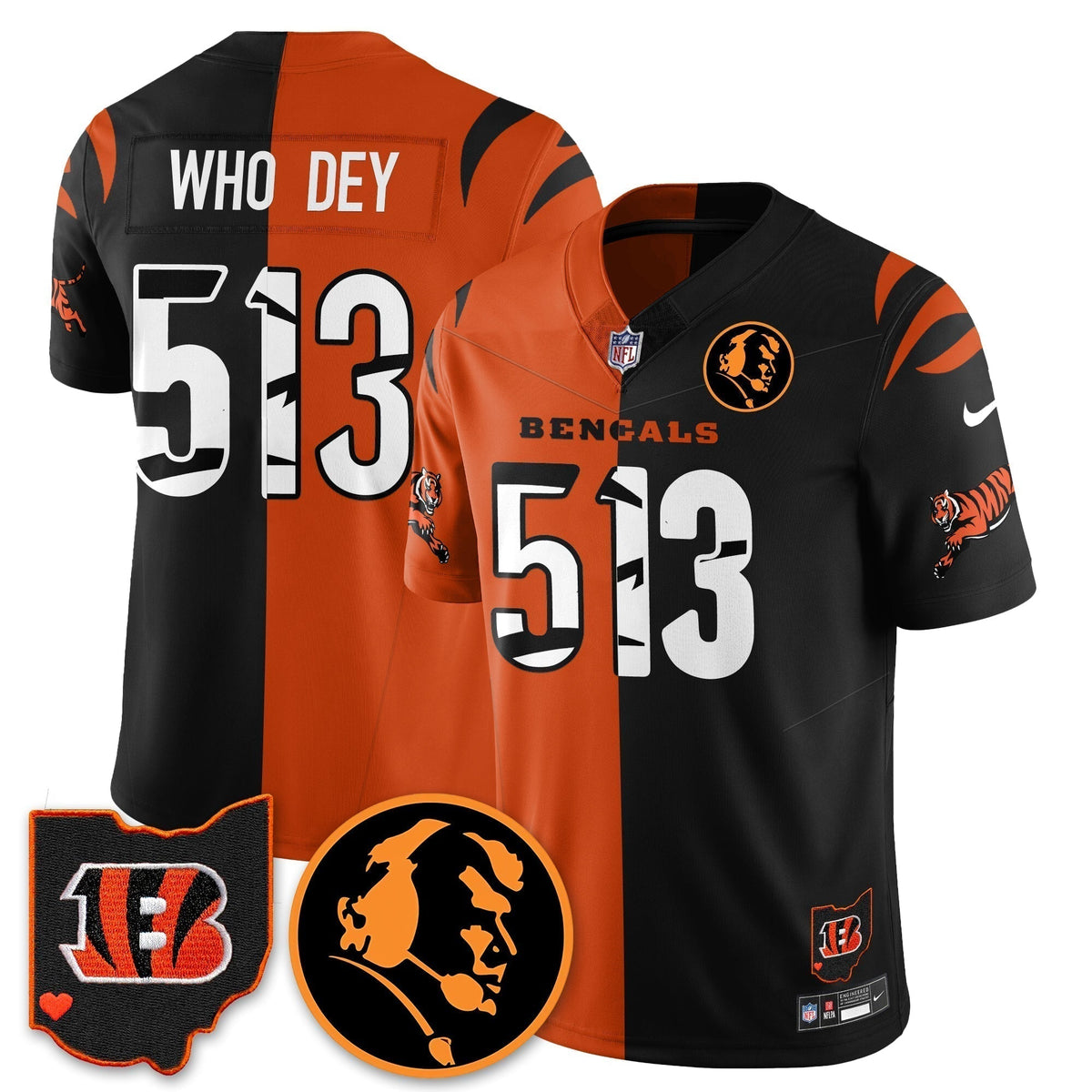 CIN Vapor Limited Jersey - John Madden Patch - Stitched