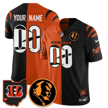 Custom CIN Vapor Limited Jersey - John Madden Patch - Stitched