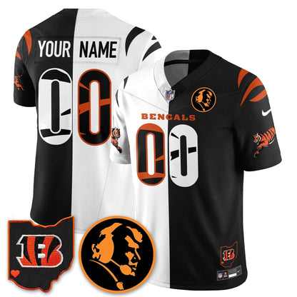 CIN Vapor Limited Jersey - John Madđen Patch - All Stitched
