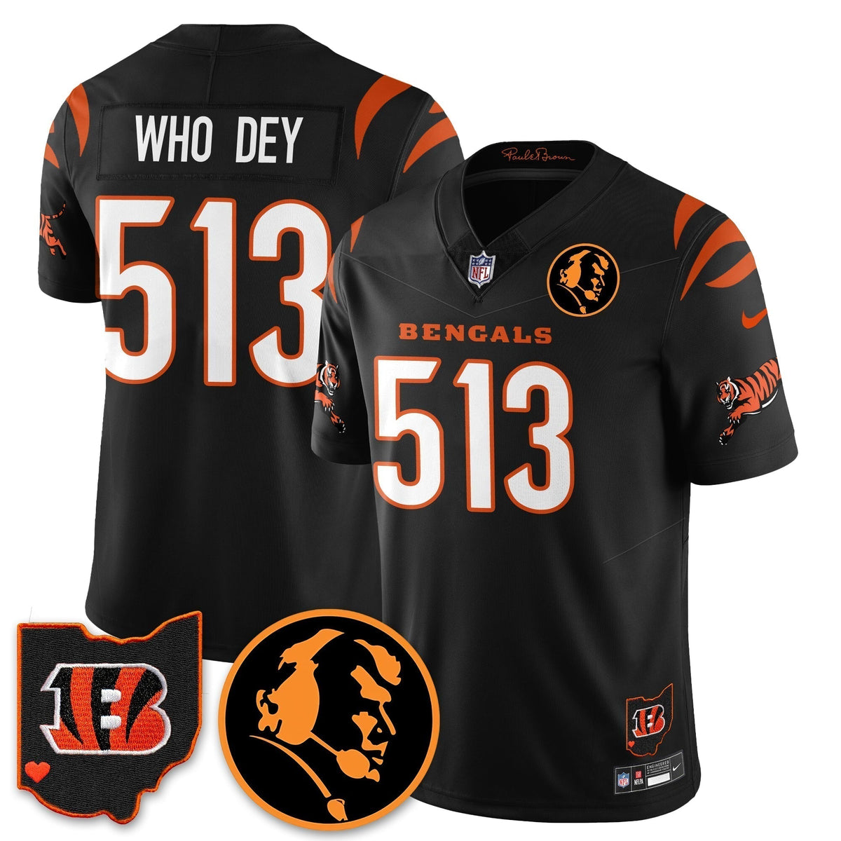CIN Vapor Limited Jersey - John Madden Patch - Stitched