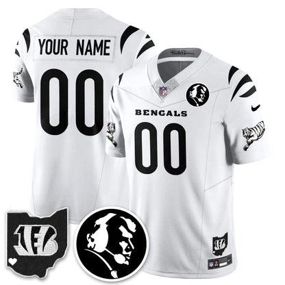 CIN Vapor Limited Jersey - John Madđen Patch - All Stitched