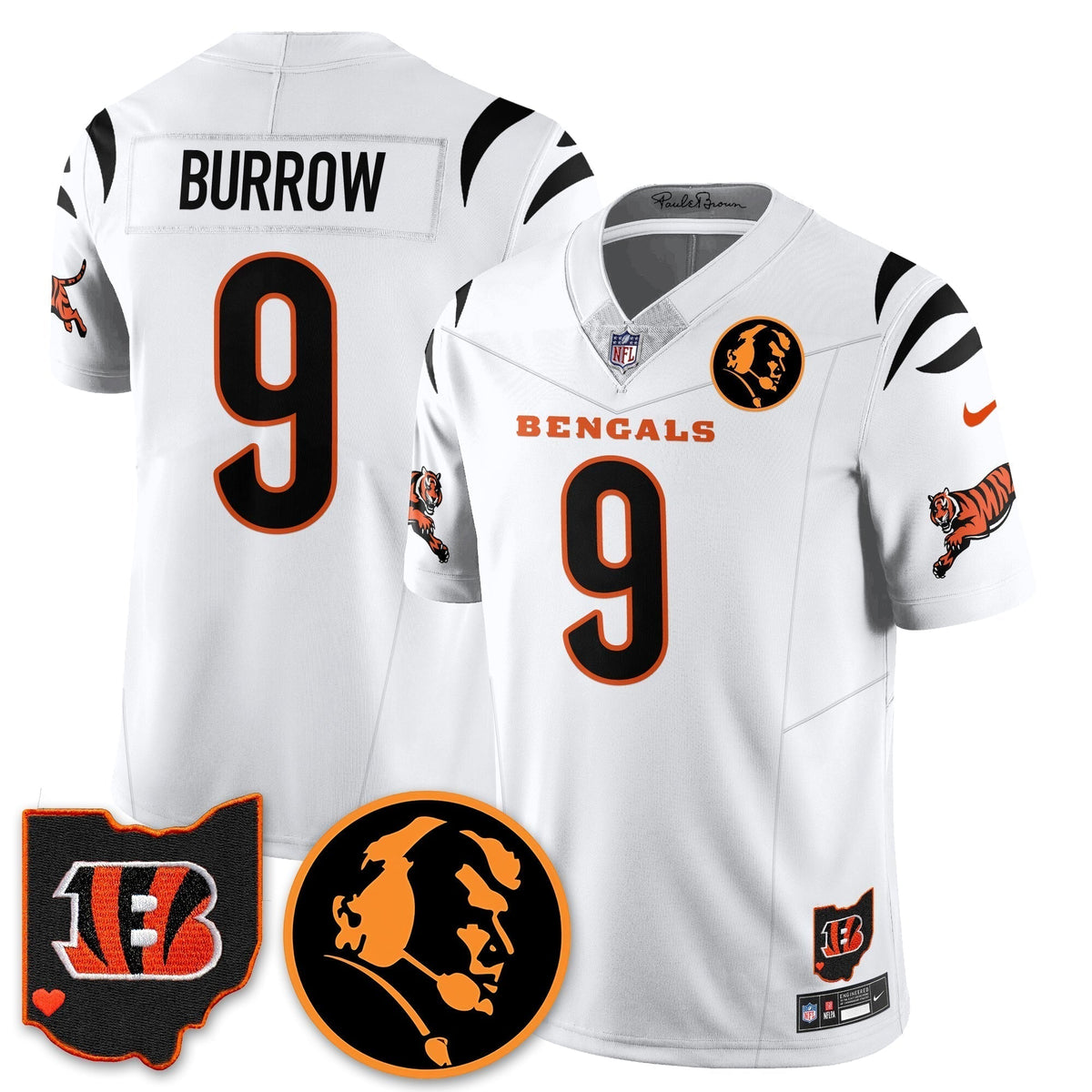 CIN Vapor Limited Jersey - John Madđen Patch - All Stitched