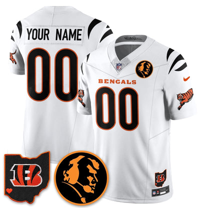 Custom CIN Vapor Limited Jersey - John Madden Patch - Stitched