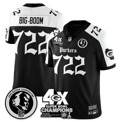 GB Gothic Vapor Limited Jersey - John Madden Patch - Stitched