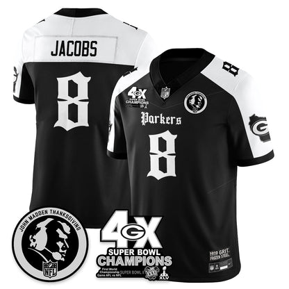 GB Gothic Vapor Limited Jersey - John Madden Patch - Stitched