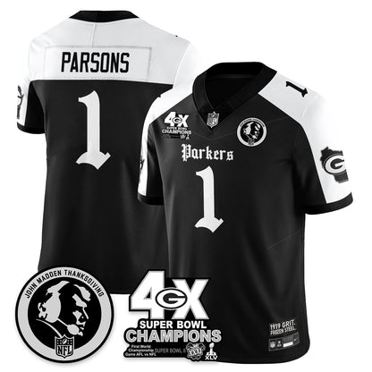 GB Gothic Vapor Limited Jersey - John Madden Patch - Stitched