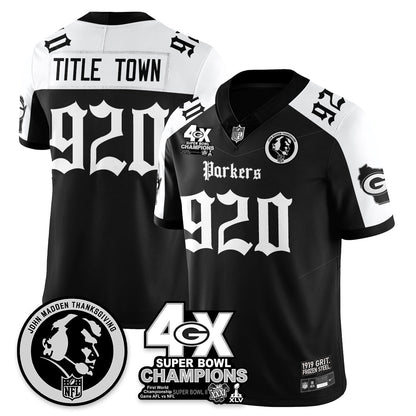 GB Gothic Vapor Limited Jersey - John Madden Patch - Stitched