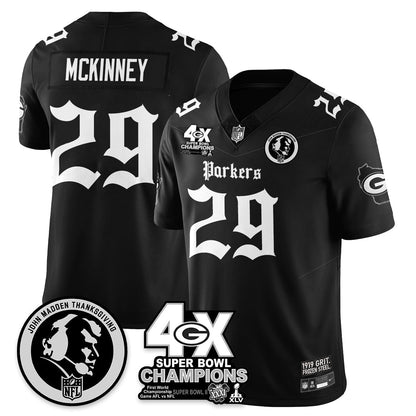 GB Gothic Vapor Limited Jersey - John Madden Patch - Stitched