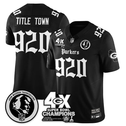 GB Gothic Vapor Limited Jersey - John Madden Patch - Stitched