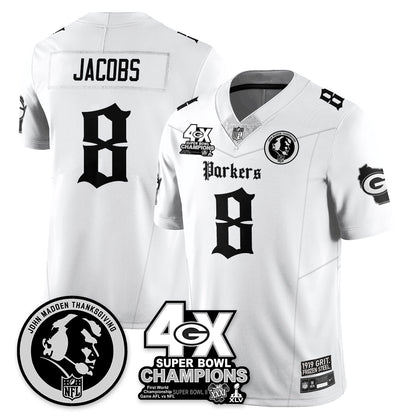 GB Gothic Vapor Limited Jersey - John Madden Patch - Stitched