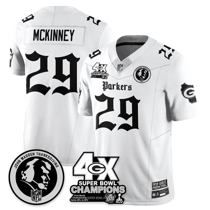 GB Gothic Vapor Limited Jersey - John Madden Patch - Stitched