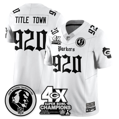 GB Gothic Vapor Limited Jersey - John Madden Patch - Stitched