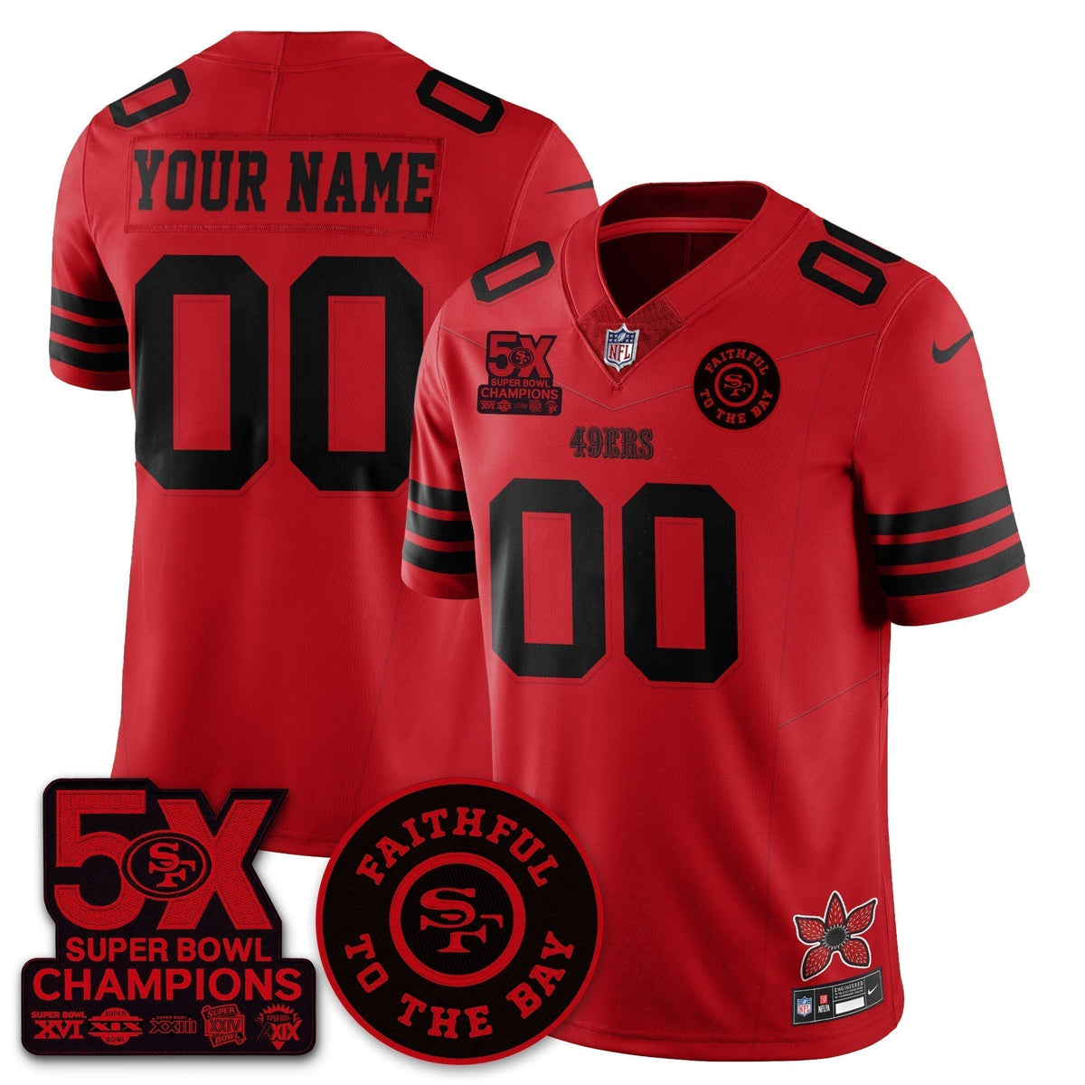 SF 'Stranger Things Edition' Vapor Limited Jersey - Stitched