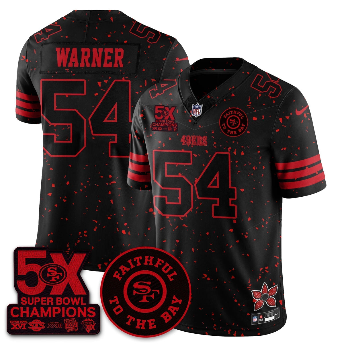 SF 'Stranger Things Edition' Vapor Limited Jersey - Stitched