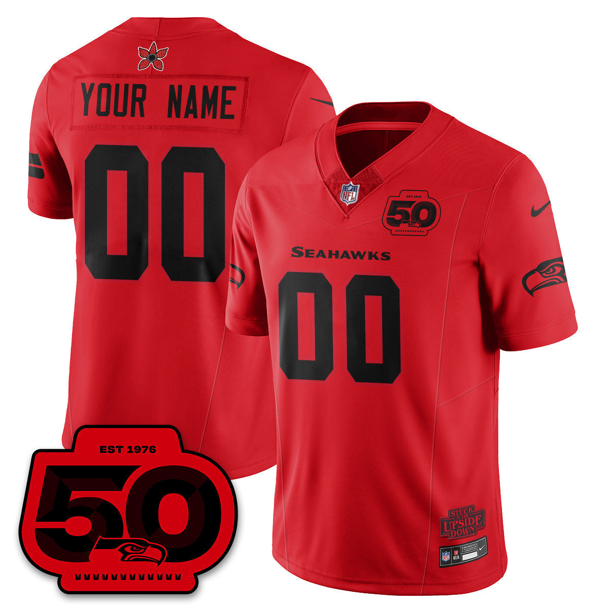 Custom SEA 'Stranger Things Edition' Vapor Limited Jersey - Stitched