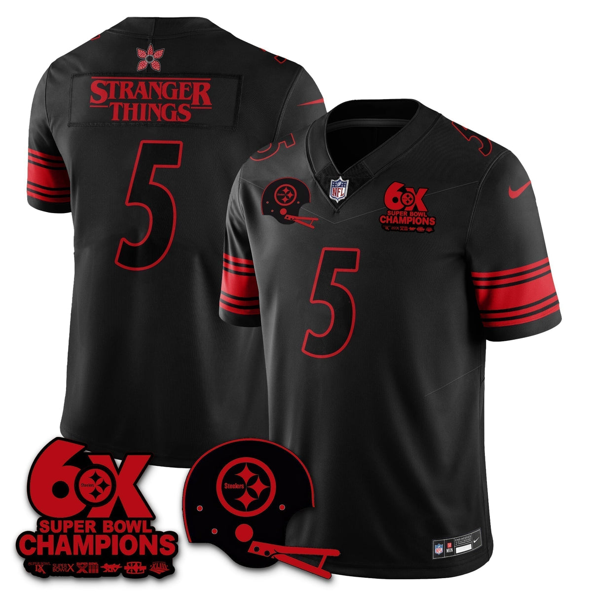 PIT 'Stranger Things Edition' Vapor Limited Jersey - Stitched
