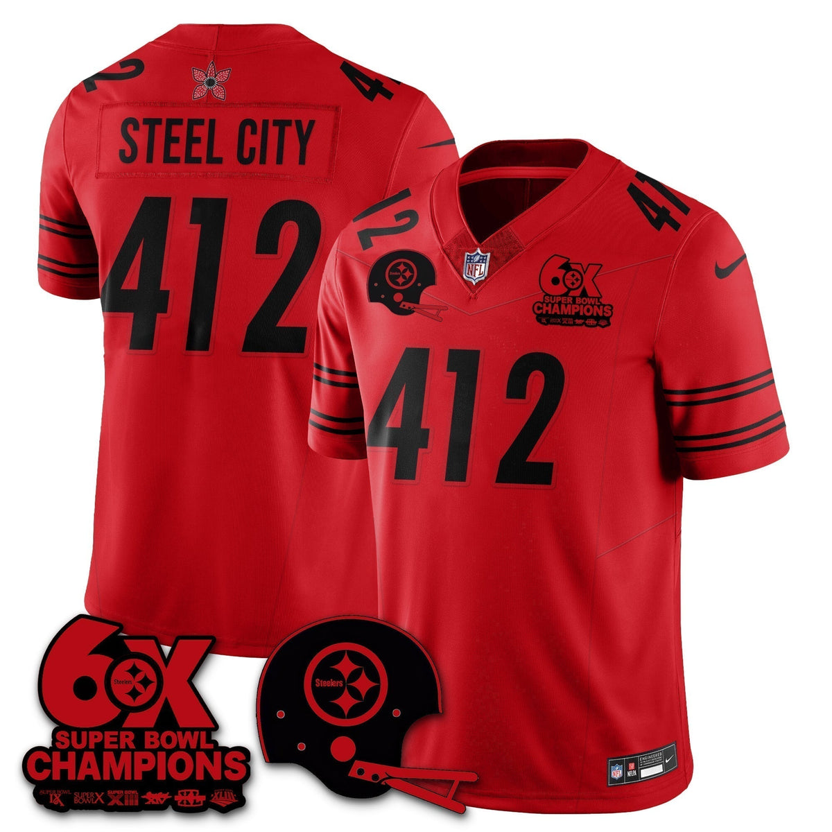 PIT 'Stranger Things Edition' Vapor Limited Jersey - Stitched