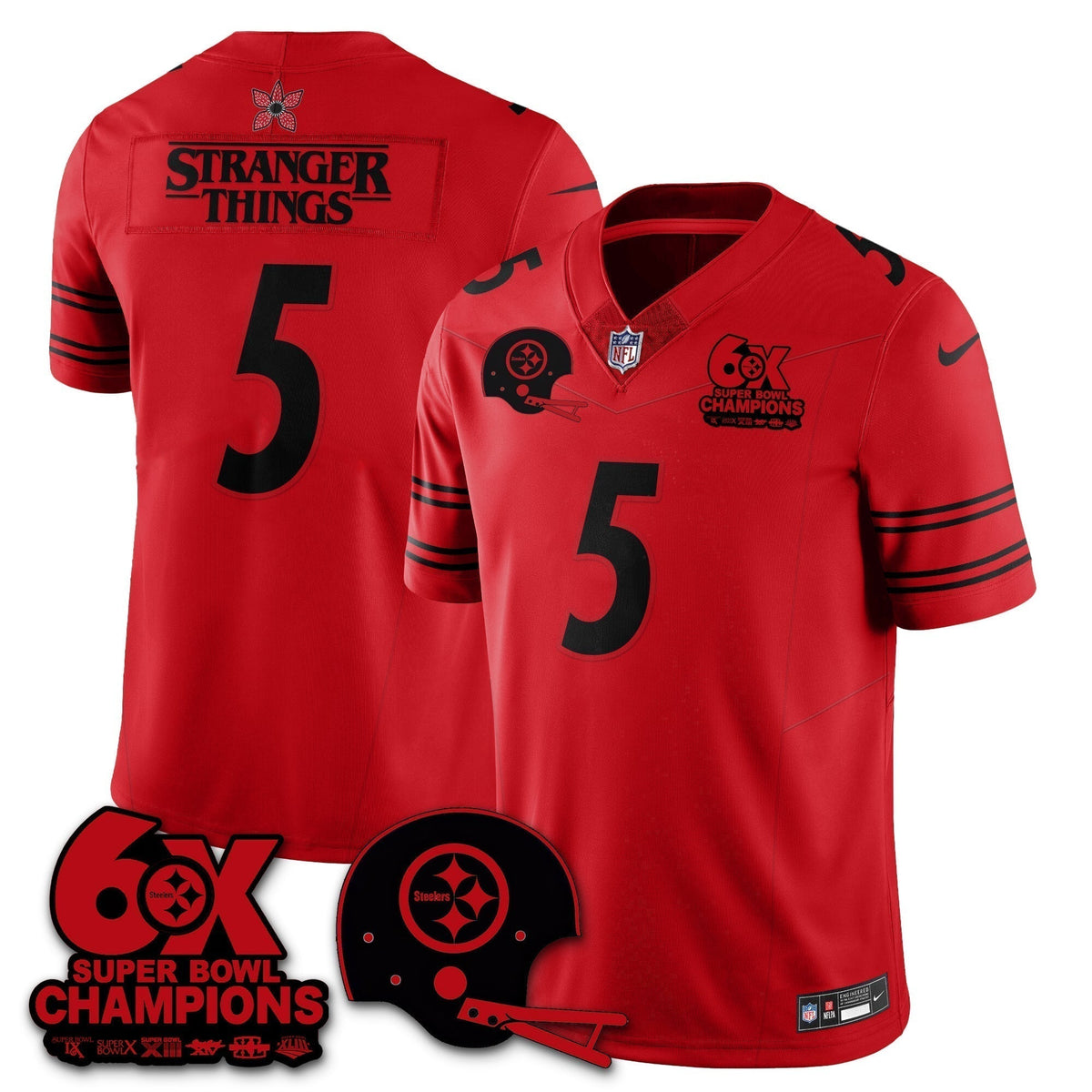 PIT 'Stranger Things Edition' Vapor Limited Jersey - Stitched
