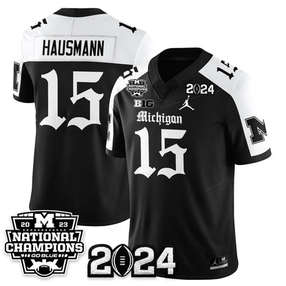 MICH Gothic 2023 National Champions Vapor Limited Football Jersey - Stitched