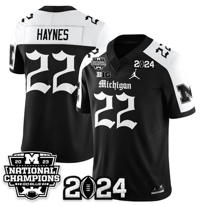 MICH Gothic 2023 National Champions Vapor Limited Football Jersey - Stitched
