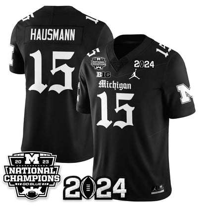 MICH Gothic 2023 National Champions Vapor Limited Football Jersey - Stitched