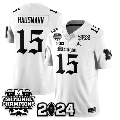 MICH Gothic 2023 National Champions Vapor Limited Football Jersey - Stitched