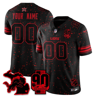 Custom DET 'Stranger Things Edition' Vapor Limited Jersey - Stitched