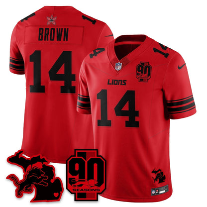 DET 'Stranger Things Edition' Vapor Limited Jersey - Stitched