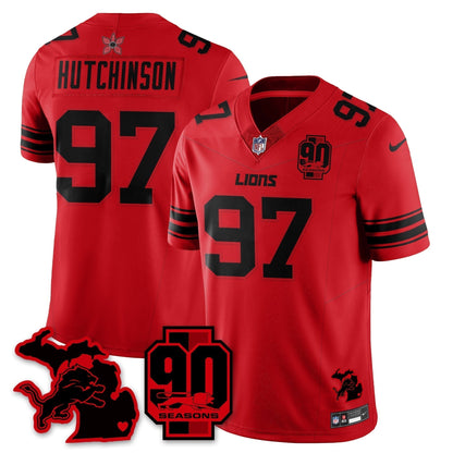DET 'Stranger Things Edition' Vapor Limited Jersey - Stitched
