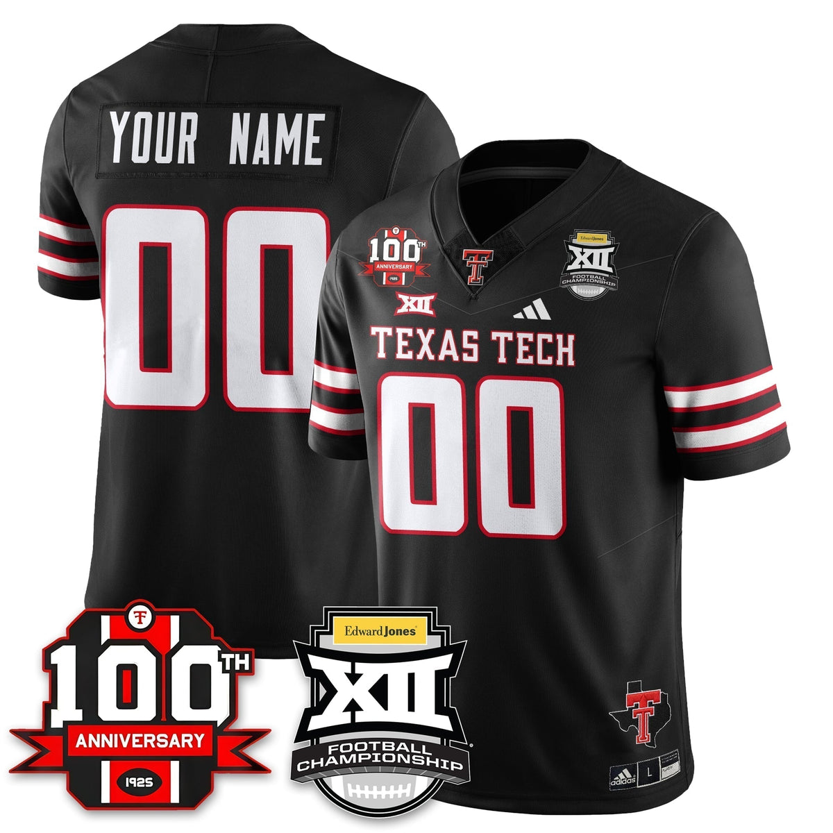 Custom TTRR Football Vapor Limited Jersey - Edward Jones Champions - Stitched